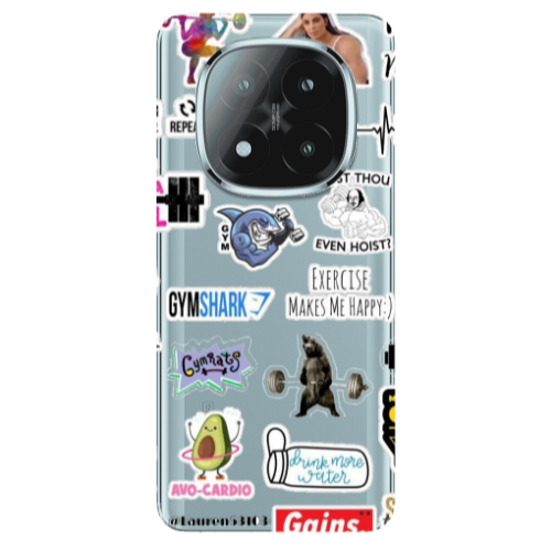 Xiaomi Redmi Note 14 Pro + 5g Mixed up 2 Transparent Silicone TPU Θήκη