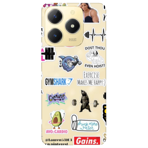 Realme C61 Mixed up 2 Transparent Silicone TPU Θήκη