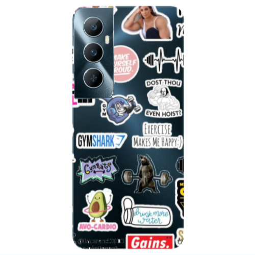 Realme C65 Mixed up 2 Transparent Silicone TPU Θήκη