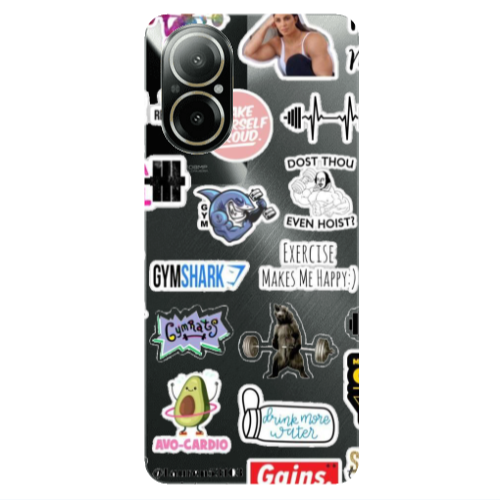 Realme C67 Mixed up 2 Transparent Silicone TPU Θήκη