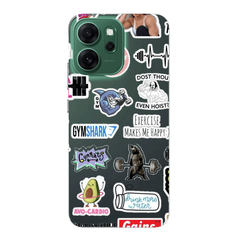 Oppo Reno 14 FS Mixed up 2 Transparent Silicone TPU Θήκη