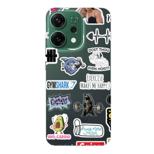 Oppo RENO 14 Mixed up 2 Transparent Silicone TPU Θήκη