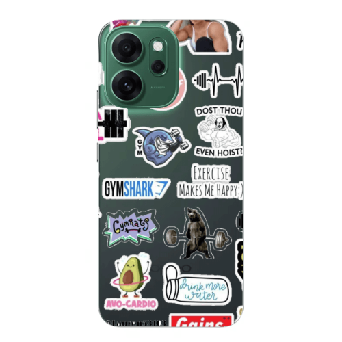 Oppo 14 F Mixed up 2 Transparent Silicone TPU Θήκη