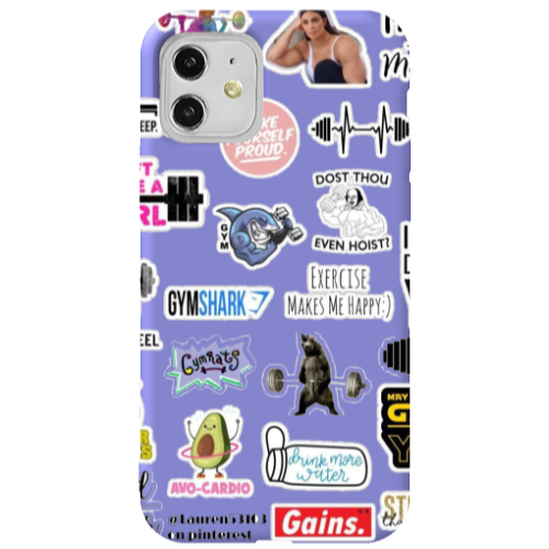 Apple iPhone 11  Mixed up 2 Purple Colored Silicone TPU Θήκη