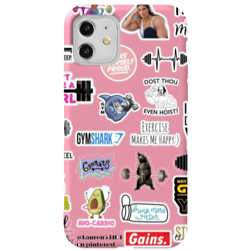 Apple iPhone 11  Mixed up 2 Pink Colored Silicone TPU Θήκη