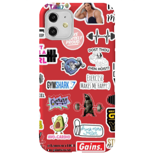 Apple iPhone 11  Mixed up 2 Red Colored Silicone TPU Θήκη