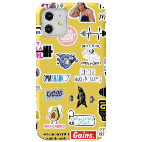 Apple iPhone 11  Mixed up 2 Yellow Colored Silicone TPU Θήκη