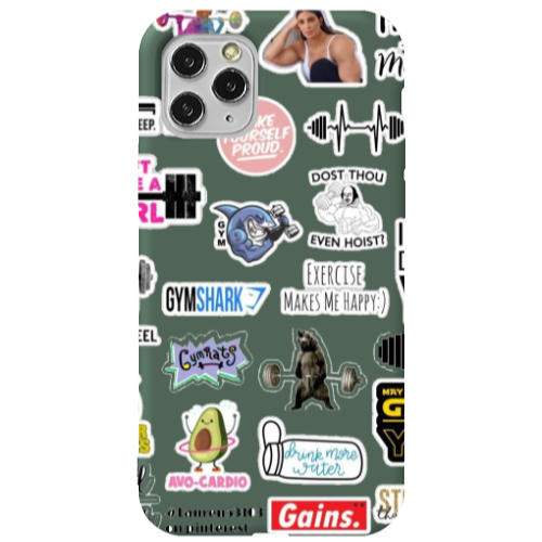 Apple iPhone 11 Pro Mixed up 2 Dark Green Colored Silicone TPU Θήκη