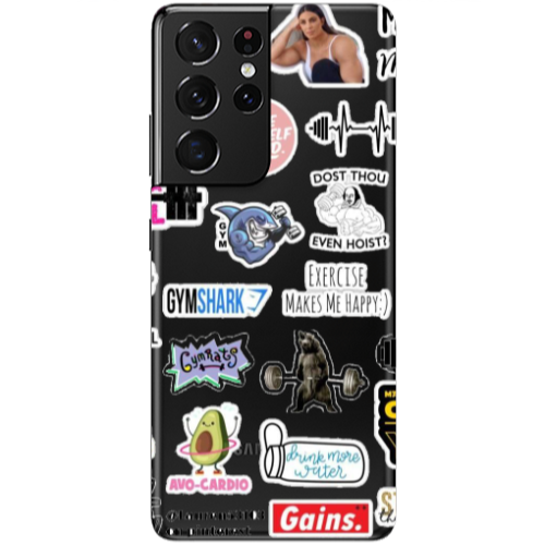 Samsung S21 Ultra Mixed up 2 Transparent Silicone TPU Θήκη