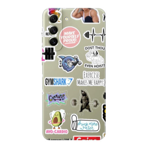 Samsung S22 Plus Mixed up 2 Transparent Silicone TPU Θήκη