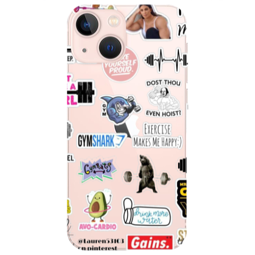 Apple iPhone 13 Mini Mixed up 2 Transparent Silicone TPU Θήκη