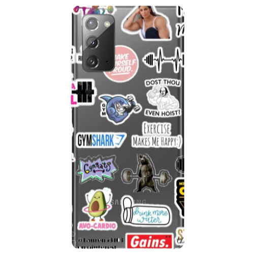 Samsung Note 20 Mixed up 2 Transparent Silicone TPU Θήκη