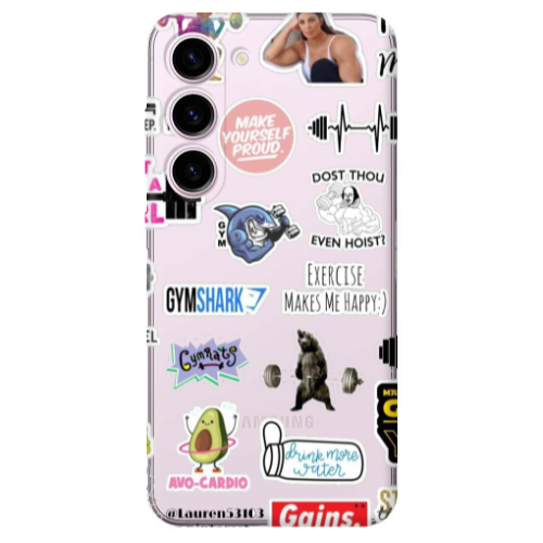 Samsung S23 Plus Mixed up 2 Transparent Silicone TPU Θήκη