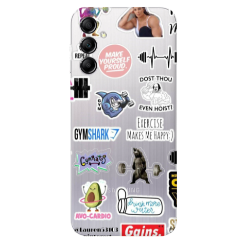 Samsung A14 5G Mixed up 2 Transparent Silicone TPU Θήκη