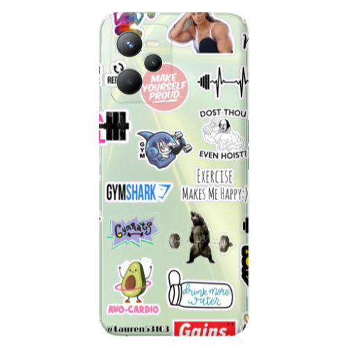 Realme C35 Mixed up 2 Transparent Silicone TPU Θήκη