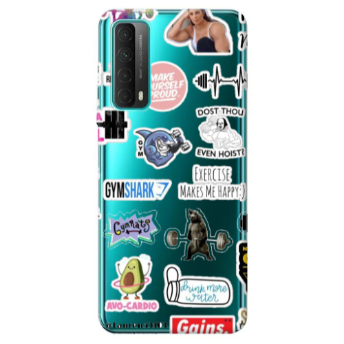 Huawei P Smart 2021 Mixed up 2 Transparent Silicone TPU Θήκη