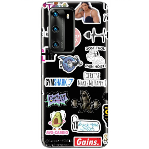 Huawei P40 Mixed up 2 Transparent Silicone TPU Θήκη