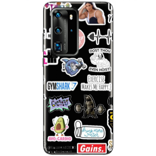 Huawei P40 Pro Mixed up 2 Transparent Silicone TPU Θήκη