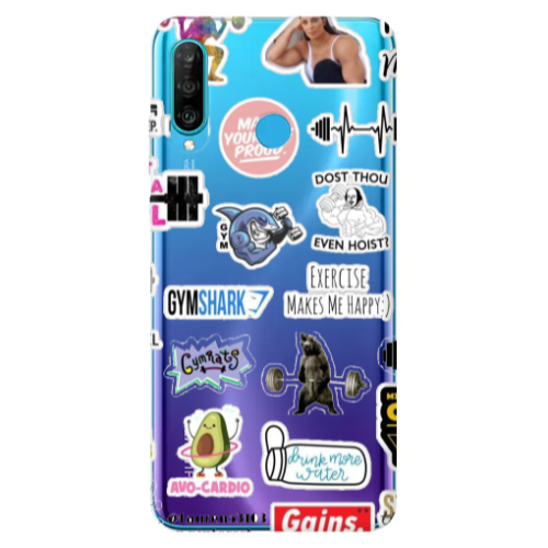 Huawei P30 Lite Mixed up 2 Transparent Silicone TPU Θήκη
