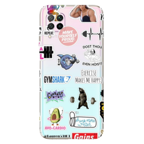 Huawei P40 Lite Mixed up 2 Transparent Silicone TPU Θήκη