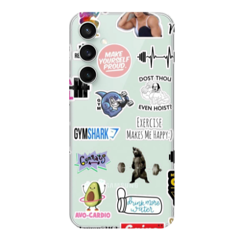 Samsung S23FE Mixed up 2 Transparent Silicone TPU Θήκη