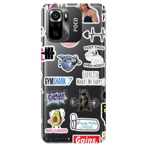 Xiaomi Poco M5 s Mixed up 2 Transparent Silicone TPU Θήκη