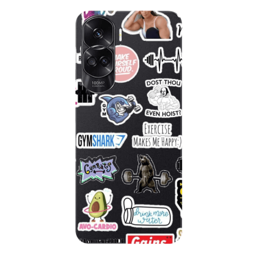 Honor 90 Lite 5G Mixed up 2 Transparent Silicone TPU Θήκη