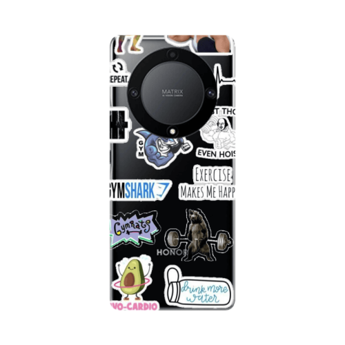 Honor Magic5 Lite 5G Mixed up 2 Transparent Silicone TPU Θήκη