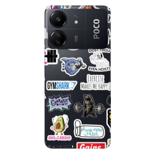 Xiaomi Poco C65 Mixed up 2 Transparent Silicone TPU Θήκη