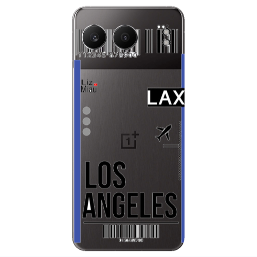 Oneplus Nord 4 Los angeles Transparent Silicone TPU Θήκη