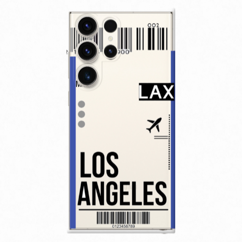 Samsung S25 Ultra Los angeles Transparent Silicone TPU Θήκη