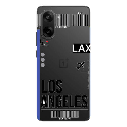 Oneplus Nord CE 5 Los angeles Transparent Silicone TPU Θήκη