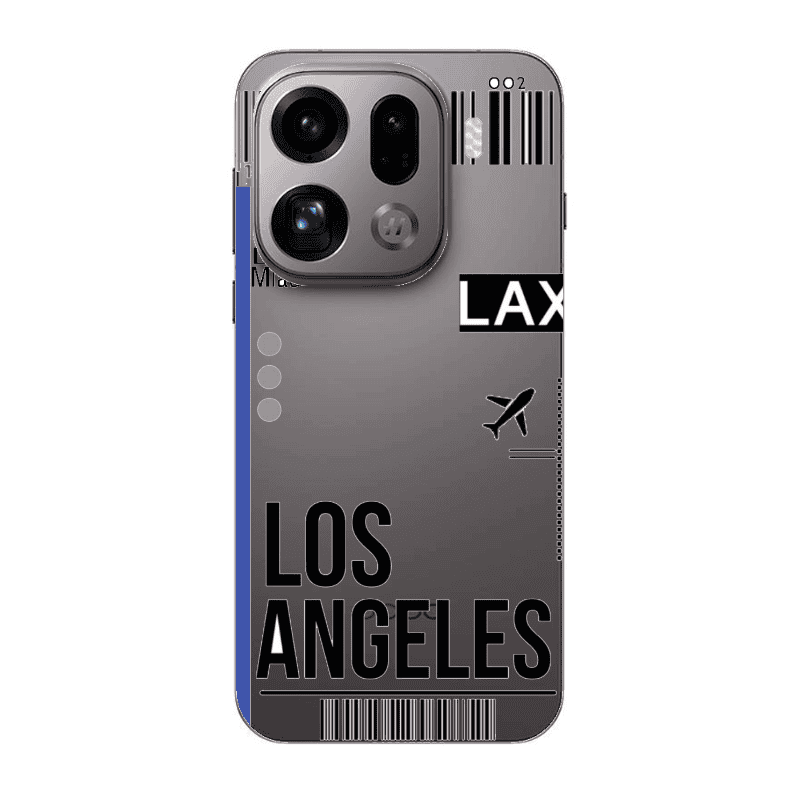 Oppo Find X9 Pro Los angeles Transparent Silicone TPU Θήκη