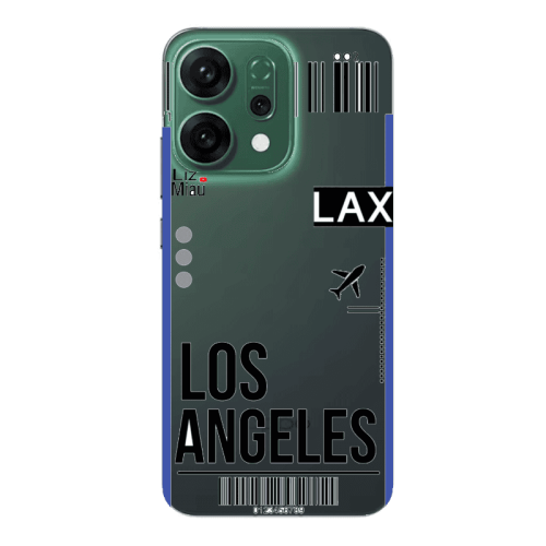 Oppo RENO 14 Los angeles Transparent Silicone TPU Θήκη