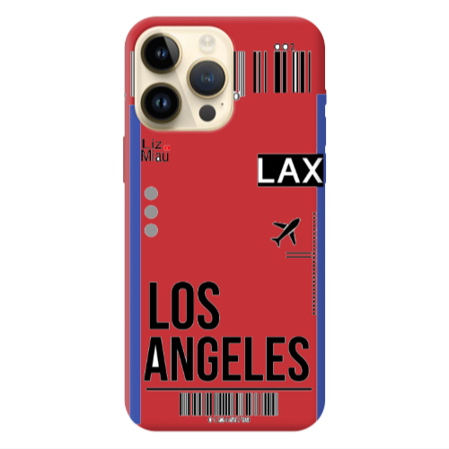 Apple iPhone 13 Pro Max Los angeles Red Colored Silicone TPU Θήκη