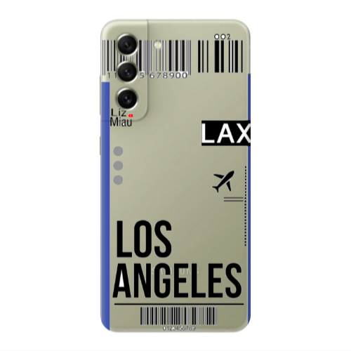 Samsung S22 Los angeles Transparent Silicone TPU Θήκη