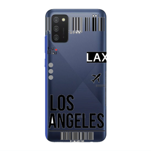 Samsung A03S Los angeles Transparent Silicone TPU Θήκη