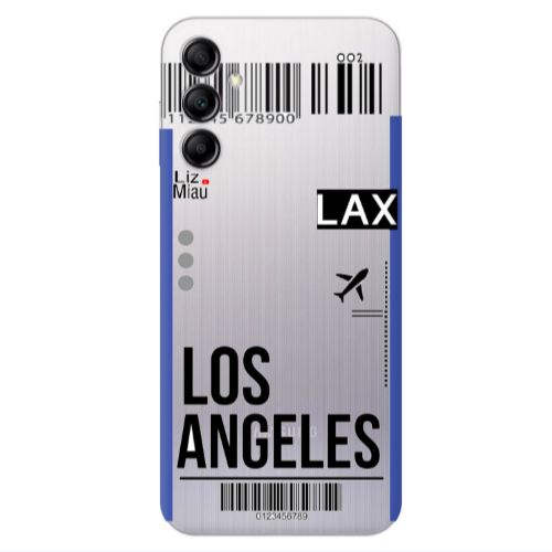 Samsung A24 Los angeles Transparent Silicone TPU Θήκη