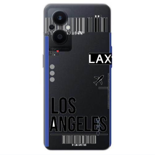 Oppo Reno 7 Lite Los angeles Transparent Silicone TPU Θήκη