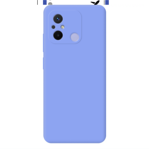 Xiaomi Redmi 12C Los angeles Light Purple Colored Silicone TPU Θήκη