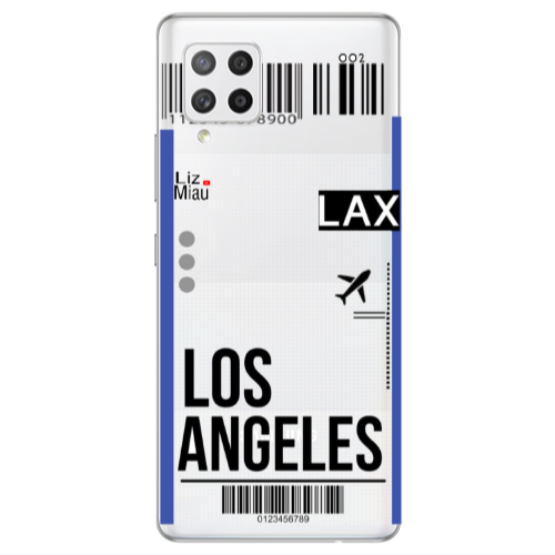 Samsung A42 5G Los angeles Transparent Silicone TPU Θήκη