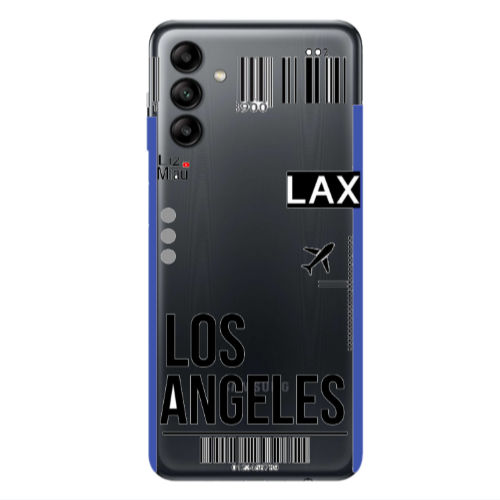 Samsung A13 5G Los angeles Transparent Silicone TPU Θήκη