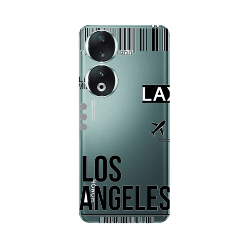 Honor 90 5G Los angeles Transparent Silicone TPU Θήκη