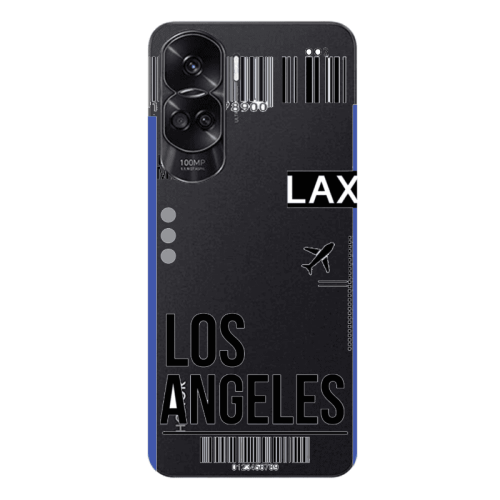 Honor 90 Lite 5G Los angeles Transparent Silicone TPU Θήκη