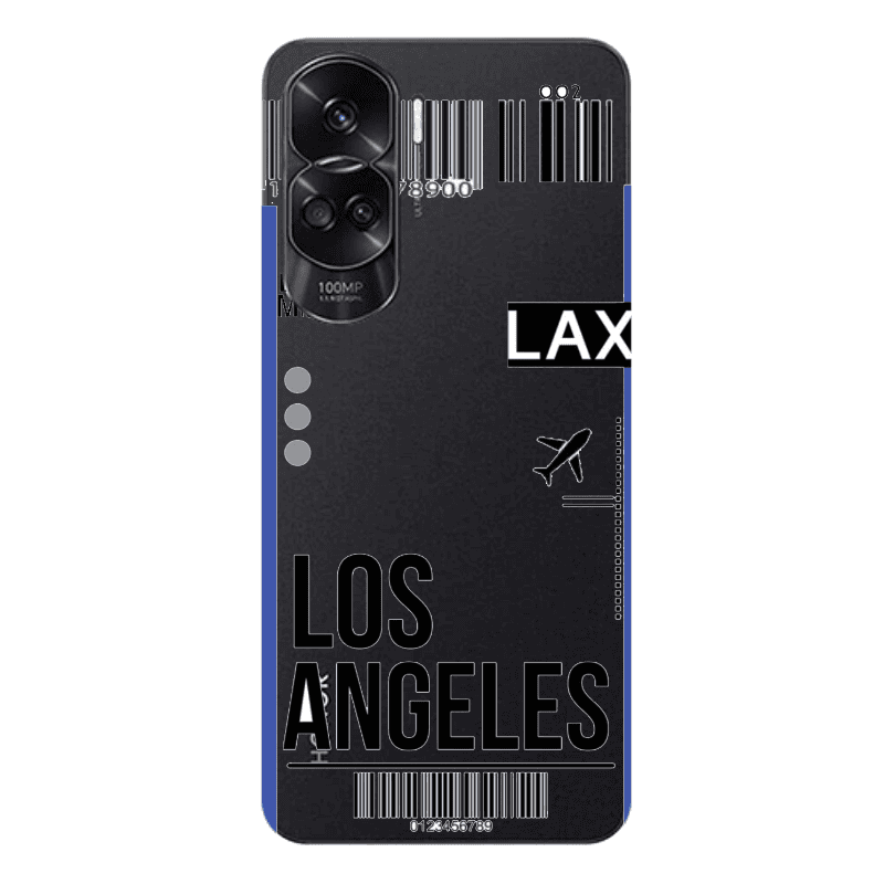 Honor 90 Lite 5G Los angeles Transparent Silicone TPU Θήκη