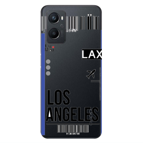 Oppo A 96 Los angeles Transparent Silicone TPU Θήκη