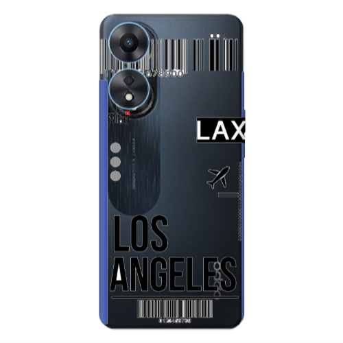 Oppo A 98 Los angeles Transparent Silicone TPU Θήκη