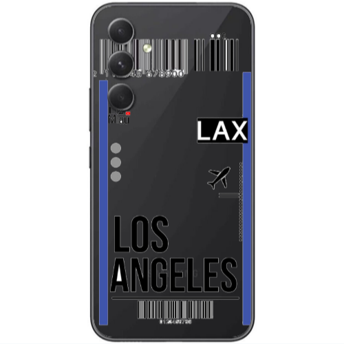 Samsung Galaxy A25 Los angeles Transparent Silicone TPU Θήκη