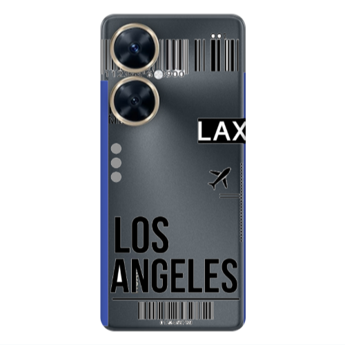 Huawei Nova 11i Los angeles Transparent Silicone TPU Θήκη
