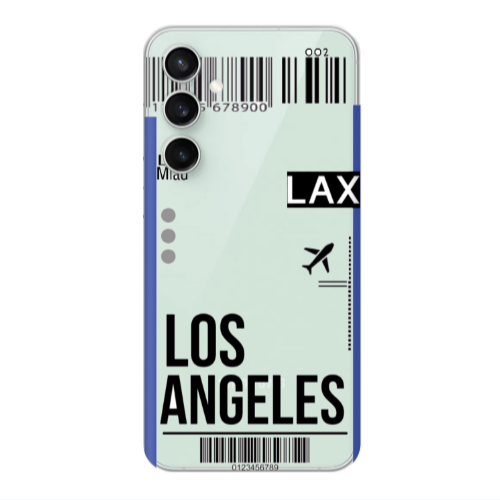 Samsung S24 Los angeles Transparent Silicone TPU Θήκη